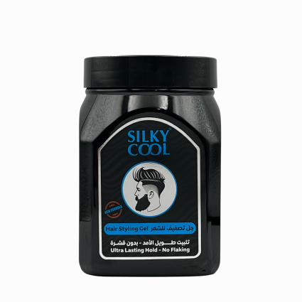 Silky Cool Hair Styling Gel – Blue Professional Hold & Styling Control – 900 ml