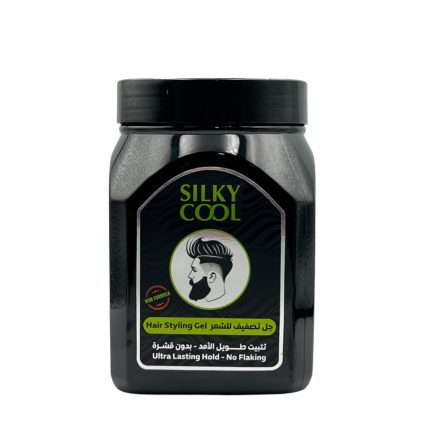 Silky Cool Hair Styling Gel – Green Professional Hold & Styling Control – 900 ml