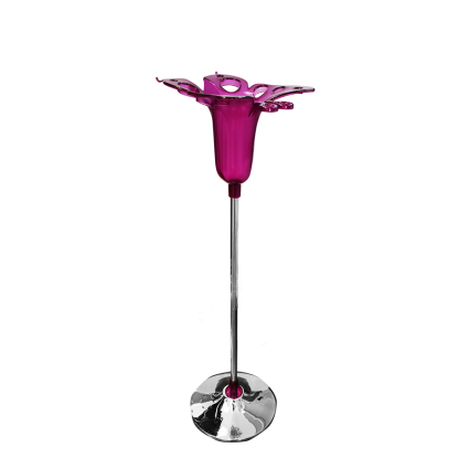 P.B DH0113 Butterfly Hair Dryer Holder – Stylish Metal Stand for Hair Dryer & Styling Tools – Pink