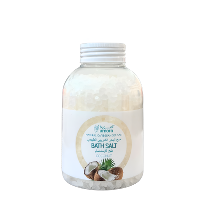 Amora Caribbean Sea Salt Bath Soak – Coconut – 600 g
