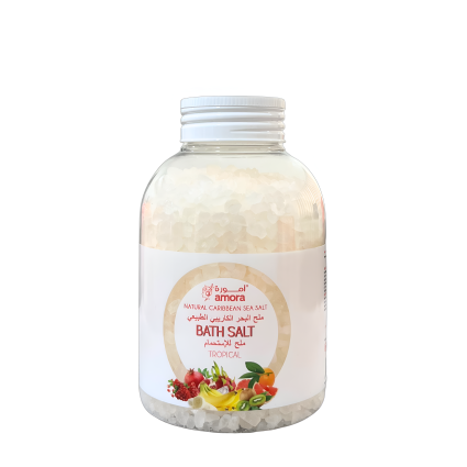 Amora Caribbean Sea Salt Bath Soak – Tropical – 600 g