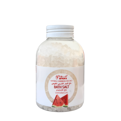 Amora Caribbean Sea Salt Bath Soak – Watermelon – 600 g