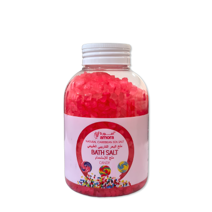 Amora Caribbean Sea Aromatic Bath Salt – Candy – 600g