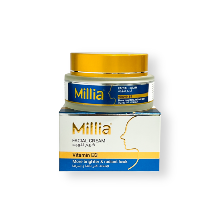 Millia Vitamin B3 Facial Skincare – Cream or Serum