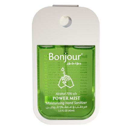 Bonjour Moist Hand Sanitizer – Green – 45 ML