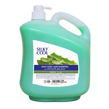 Silky Cool Shampoo 4.2 L – Nourishing, Hydrating, and Gentle Hair Care for All Hair Types – AloeVera