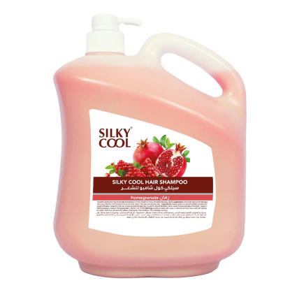 Silky Cool Shampoo 4.2 L – Nourishing, Hydrating, and Gentle Hair Care for All Hair Types – Pomegranate