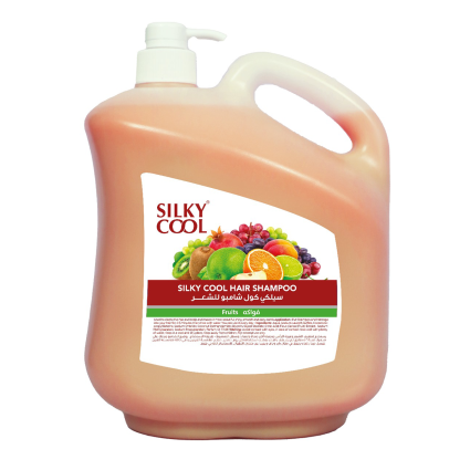 Silky Cool Fruits Shampoo – Nourishing & Hydrating Hair Care for All Hair Types – 4.2 L