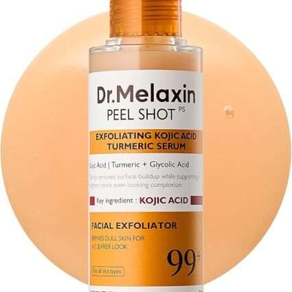 Dr. Melaxin Peel Shot Kojic Acid & Turmeric Exfoliating Serum – Brightening & Smoothing Care – 80 ml