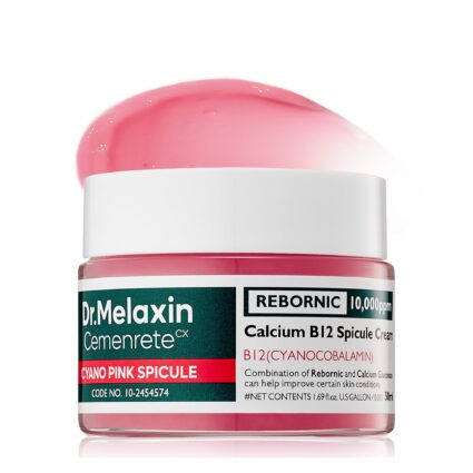Dr. Melaxin Calcium Cyano Pink Spicule Cream – Firming, Smoothing & Skin Renewal Care – 50 ml