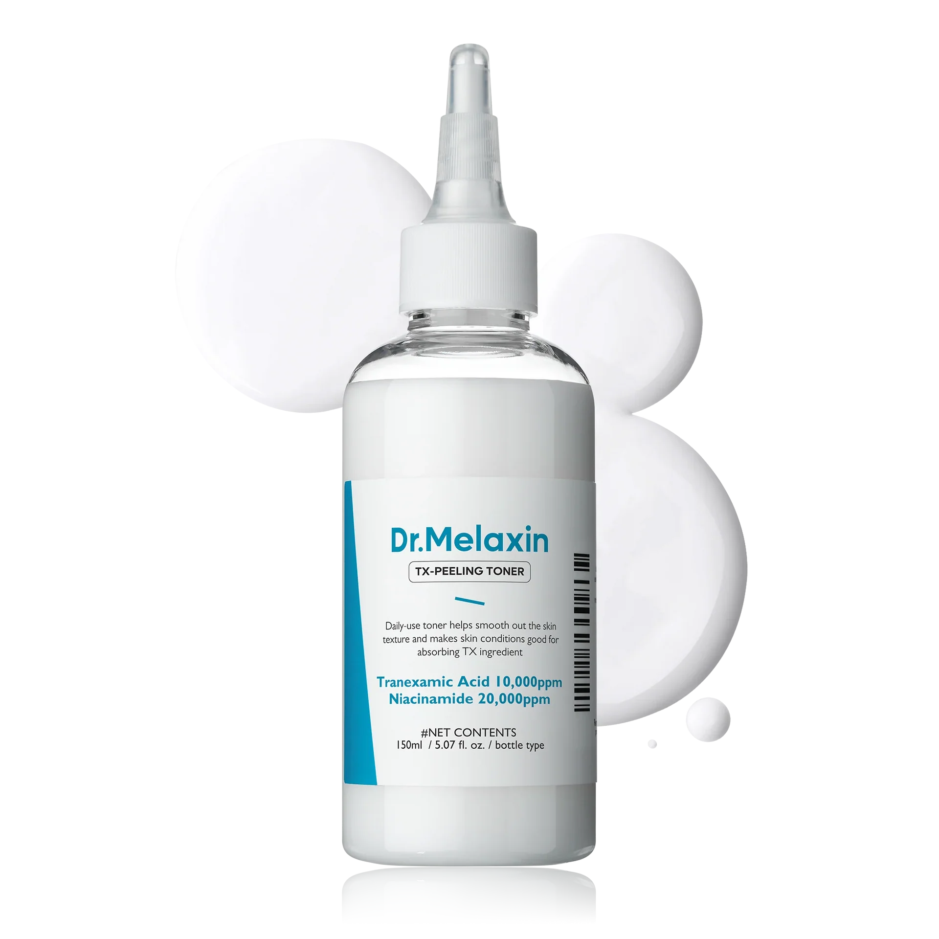 Dr. Melaxin TX Peeling Toner – Exfoliating, Smoothing & Brightening Facial Toner – 150 ml