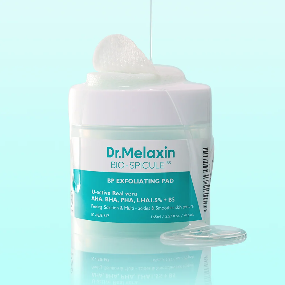 Dr. Melaxin BP Exfoliating Pads – Pore Care, Smoothing & Skin Texture Refining – 70 Pads - Image 3