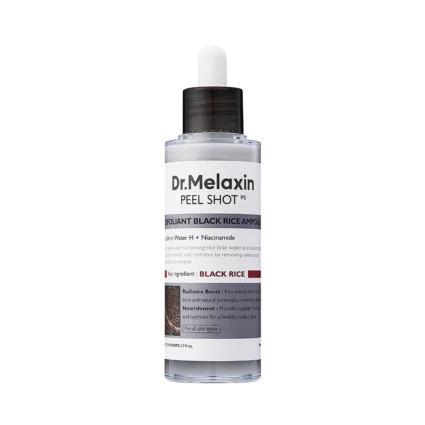 Dr. Melaxin Peel Shot Exfoliating Black Rice Ampoule – Smoothing, Refining & Radiance Care – 80 ml