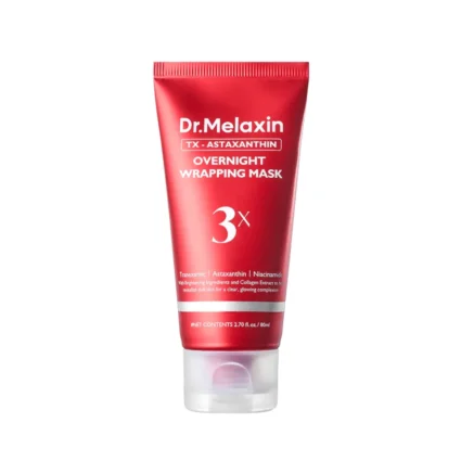 Dr. Melaxin TX-Astaxanthin Overnight Wrapping Mask – Brightening & Hydrating Sleeping Mask – 80 ml