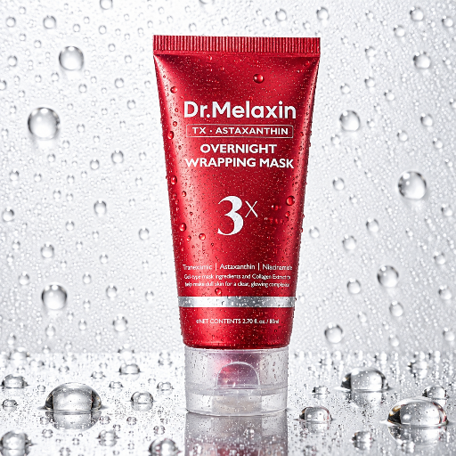 Dr. Melaxin TX-Astaxanthin Overnight Wrapping Mask – Brightening & Hydrating Sleeping Mask – 80 ml - Image 3
