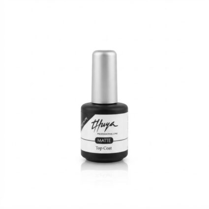 Thuya Gel On-Off Matte Top Coat – Professional No-Wipe Matte Gel Nail Finish