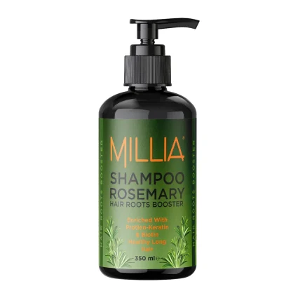 Millia Rosemary Hair Roots Booster – Shampoo, Hair Mask & Hair Oil