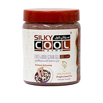 Silky Cool Foot & Body Scrub Gel – Rose (1000 ml)