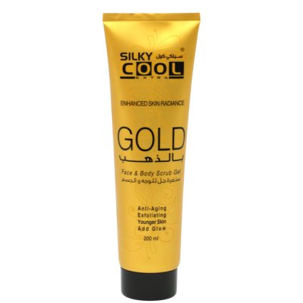 Silky Cool Face & Body Scrub Gel Gold – 200ml