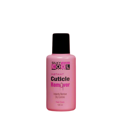 Silky Cool Cuticle Remover – Pink Professional Liquid Cuticle Softener – 120 ml