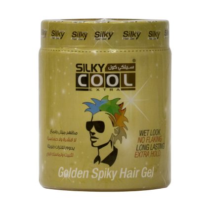 Silky Cool Gold Spiky Hair Styling Gel – Strong Hold & Spiky Style Control – 1000 ml