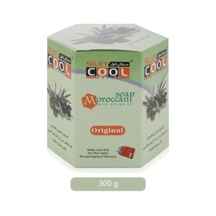 Silky Cool Moroccan Soap 300 G With Leefa
