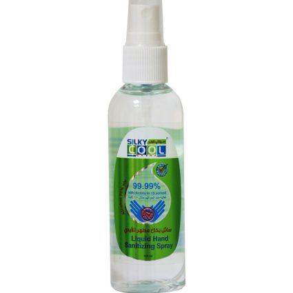 Silky Cool Green Hand Sanitizer Spray – 100 Ml