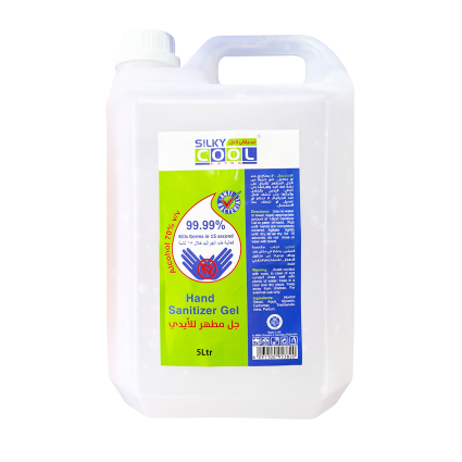 Silky Cool Professional Hand Sanitizer Gel – 5 L