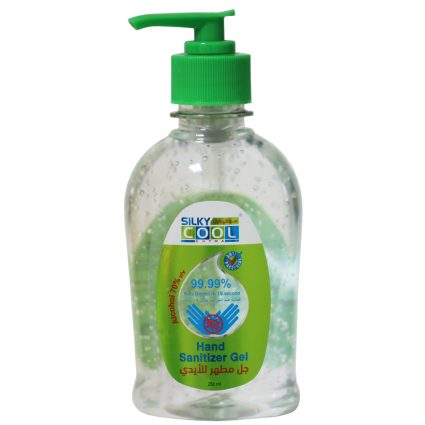 Silky Cool Green Hand Sanitizer Gel Pump – 250Ml