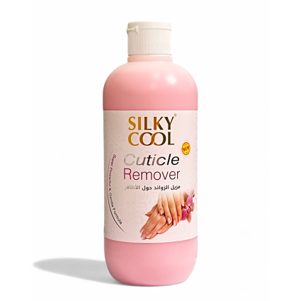 Silky Cool Cuticle Remover – Glycerine-Enriched Professional Cuticle Care – Pink, 500 ml