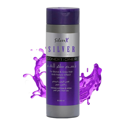 SilverX Deep Conditioning Purple Conditioner – Toning Care for Blonde, Silver & Light Hair – 350 ml