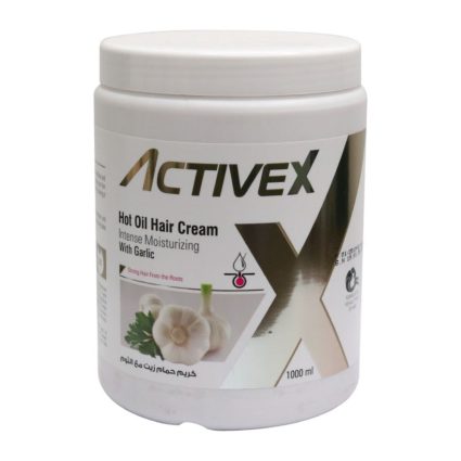ActiveX Hot Oil Hair Cream 1000 Ml – Garlic, Strengthening and Repairing