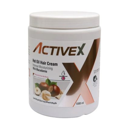 ActiveX Hot Oil Hair Cream 1000 Ml / 500 ml – Macadamia , Nourishing and Repairing