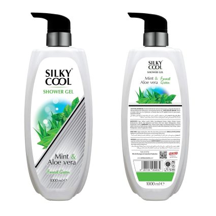 Silky Cool Body Shower Gel – Mint & AloeVera – 1000 ml
