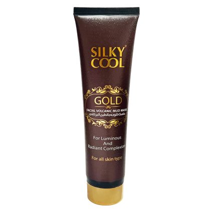 Silky Cool Gold Facial Care – Facial Volcanic Mud Mask
