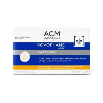 ACM Novophane Food Supplement – Hair & Nail Strengthening Support – 60 Capsules