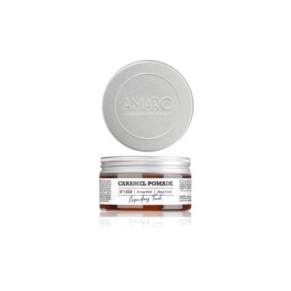 Amaro Caramel Pomade 100 ml | Strong Hold and Natural Shine