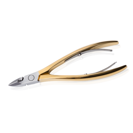 Nghia NL-207 JAW11 Gold-Plated Nail Nipper – Professional Precision Manicure & Pedicure Nail Cutter