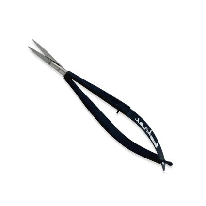 Jully France Eyebrow Trimmer 12 cm – Fine Point Precision Brow Trimming & Shaping Scissors – Black