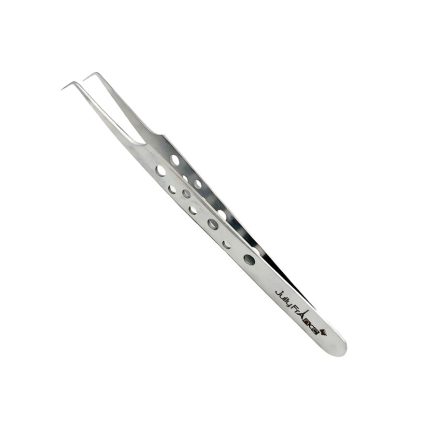 Jully France Eyelash Tweezers – Professional Precision Lash Application Tool with Matte Finish