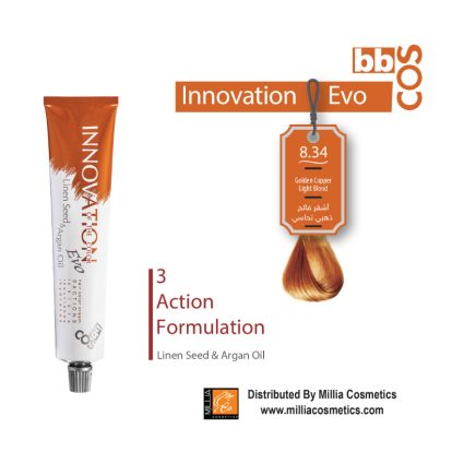 Innovation Hair Color 100 ml- 8.34