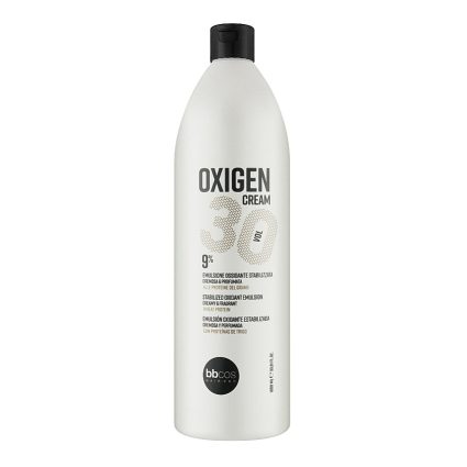 Enhance Your Hair Color with BBCOS Oxidant/Peroxide Cream – Smooth, Hydrating, and Reinforcing developer – Vol.30 / 1000 ml