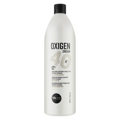 Enhance Your Hair Color with BBCOS Oxidant/Peroxide Cream – Smooth, Hydrating, and Reinforcing developer – Vol.40 / 1000 ml