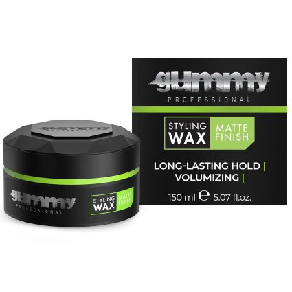 Gummy Styling Wax Matte Finish – Matte Hair Styling & Definition – 150 ml