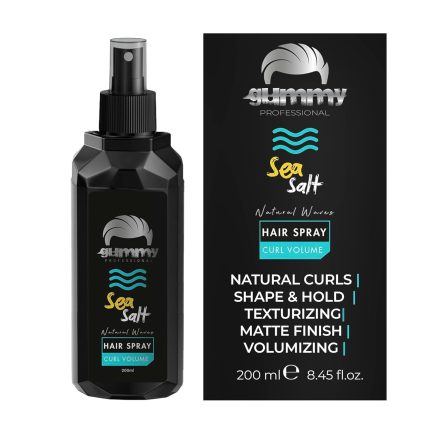 GUMMY Sea Salt Hair Spray 250 ml – Texturizing Spray for Beach Waves, Volume & Strong Hold with Matte Finish