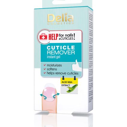 Delia Stop/Help Cuticle Remover Gel – Softening Cuticle Care Treatment – 11 ml