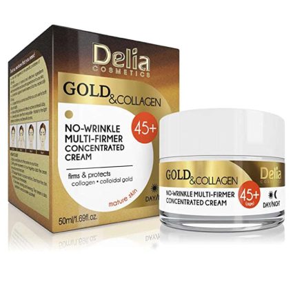 Delia Gold & Collagen No Wrinkle Multi Firmer Concentrated Cream 45+ 50 ml