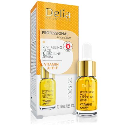 Delia Revitalizing Face & Neckline Serum with Vitamins A+E+F 10ml