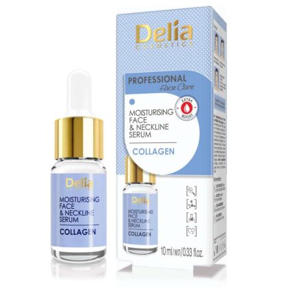 Delia Moisturizing Face & Neckline Serum with Collagen 10 ml