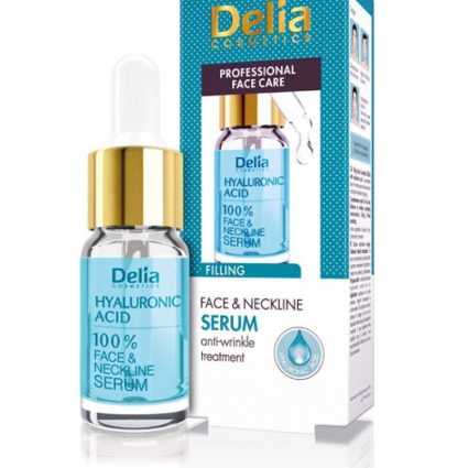 Delia Filling Face & Neckline Serum with Hyaluronic Acid 10 ml
